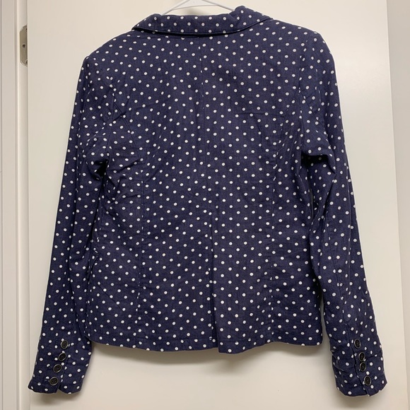 Neiman Marcus Raison D’etre polka dot blazer - Picture 3 of 4
